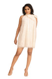 Sparkle and Feather Mini Dress