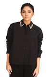 Edge Statement Top Black